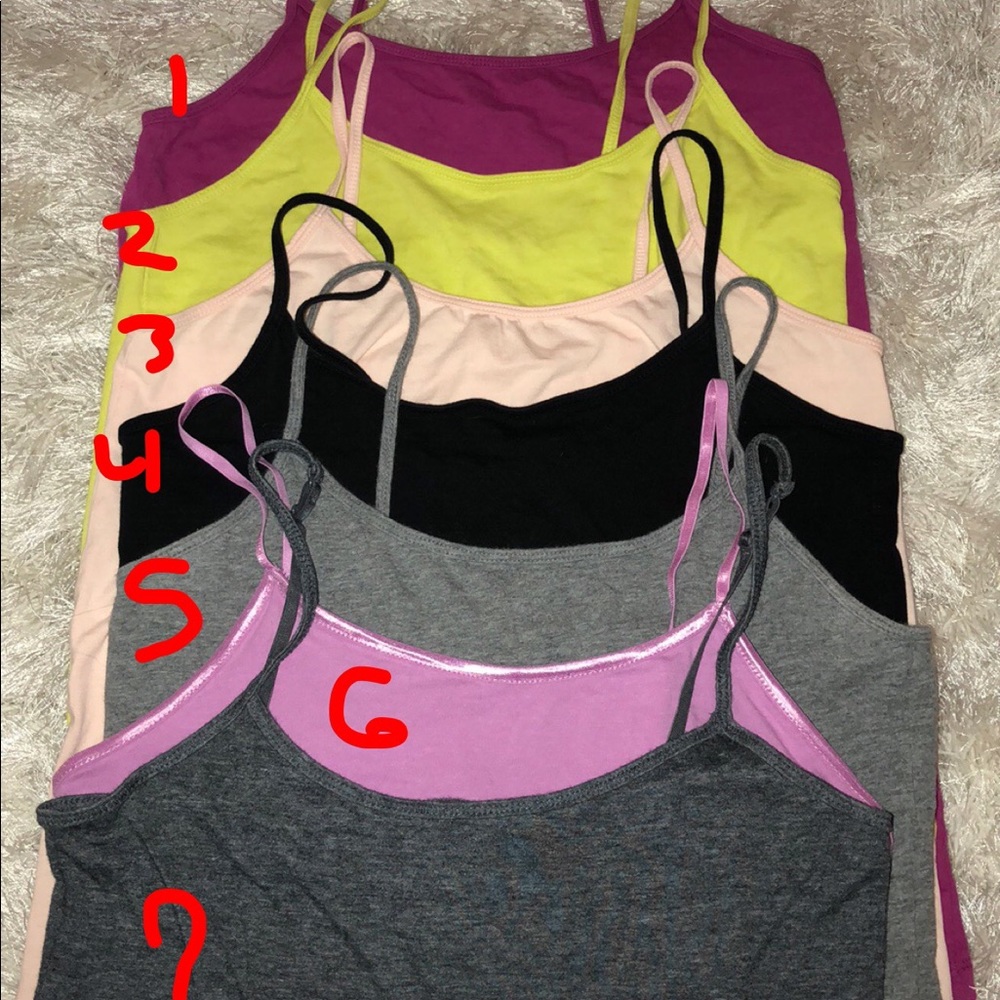 Lot of 7 tank tops